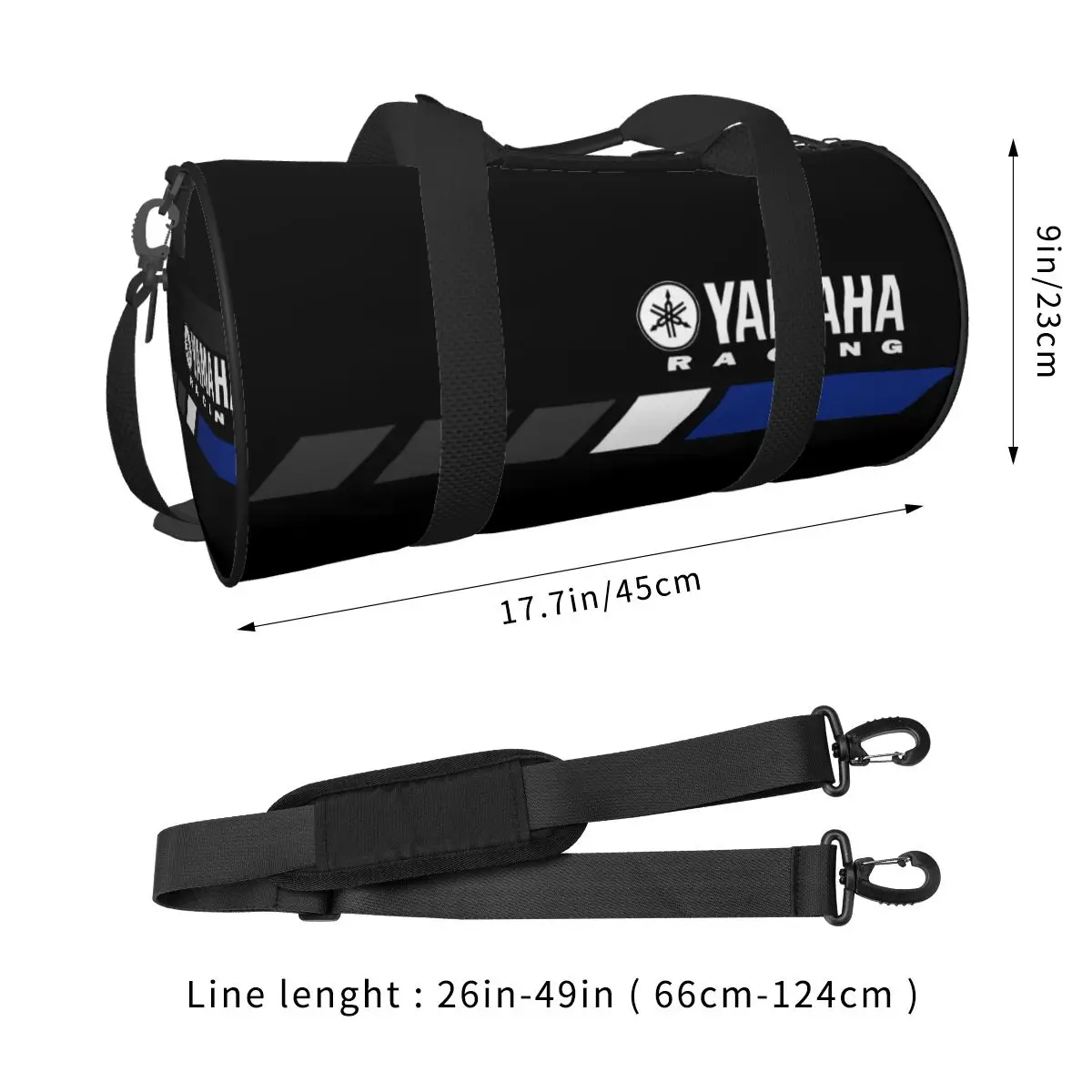 Y-yamaha-Bolso de lona para hombre Y mujer, bolsa de gimnasio con bolsillo para deportes al aire libre