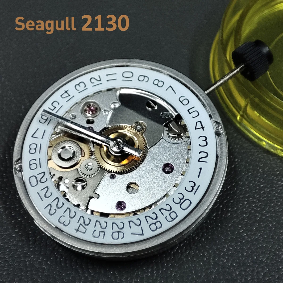 ST2130 Movement Automatic Movement Silver Replacement For ETA 2824 Classic Silver 28 800VPH frequency