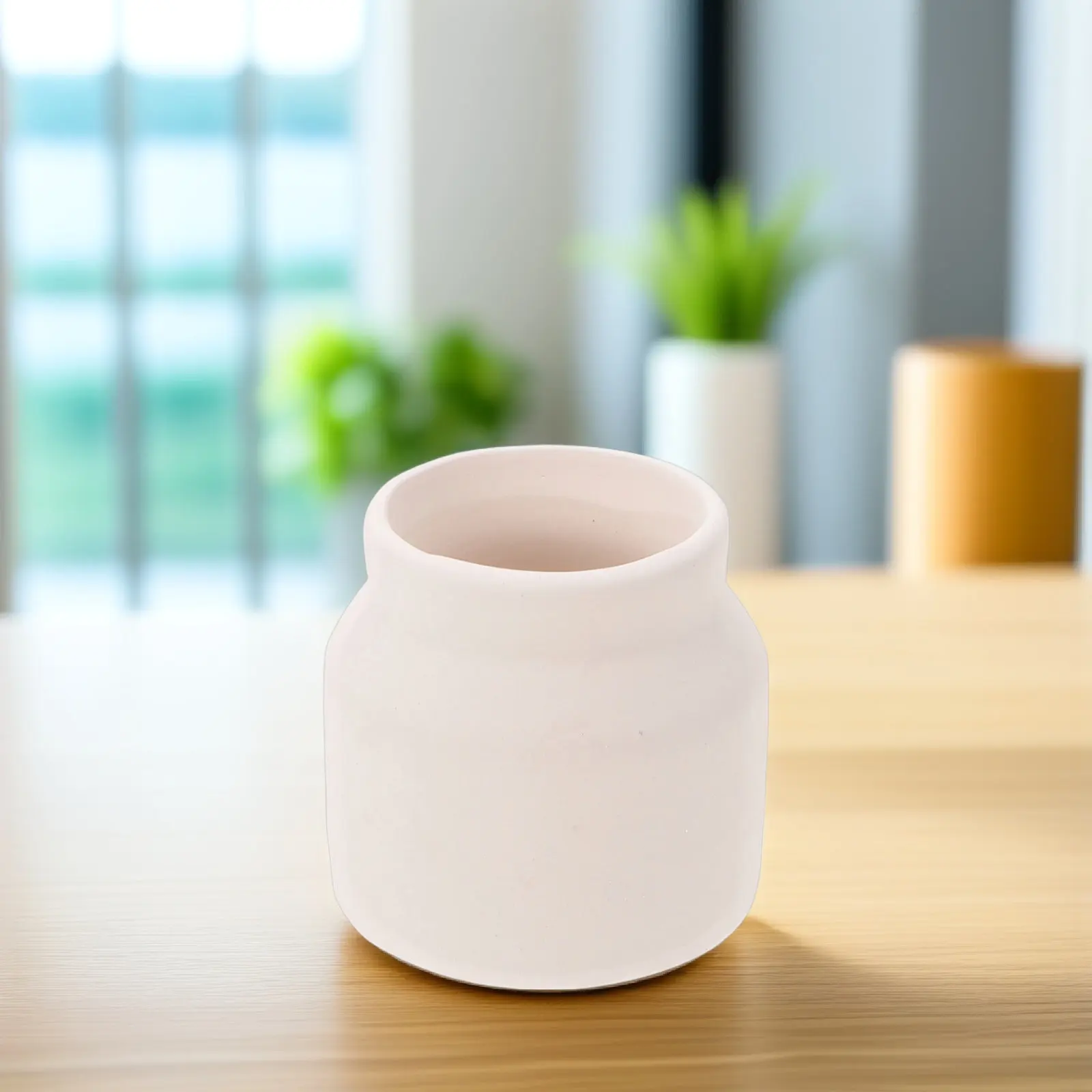 

2Pcs Unpainted Ceramic Small Flower Pots Ideal for Hand Painting DIY Art Crafts Pottery Bisque Planters Creative Home Decor