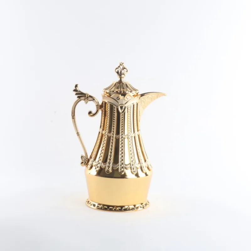 

Thermal Insulation Kettle Large Capacity Portable Coffee Pot Glass Liner Middle Eastern Style Luxury Cross-border