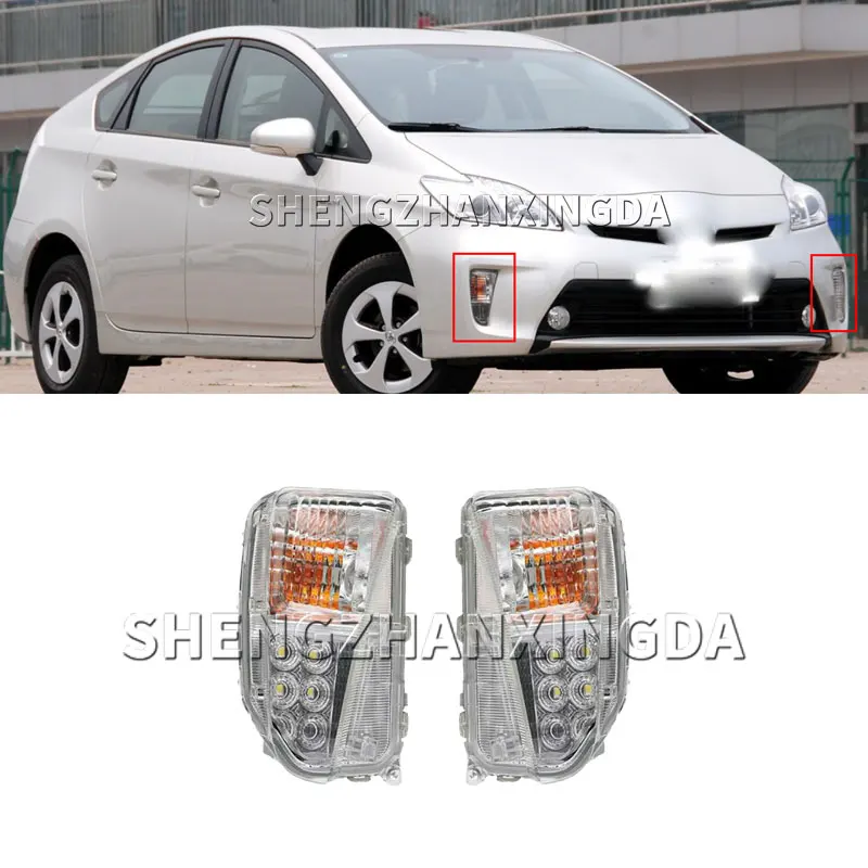 

Suitable for Toyota Prius Zvw30 2012-2015 Daytime Running Fog Light Drl Light Headlight Bumper Driving Day Waterproof Turn Signal