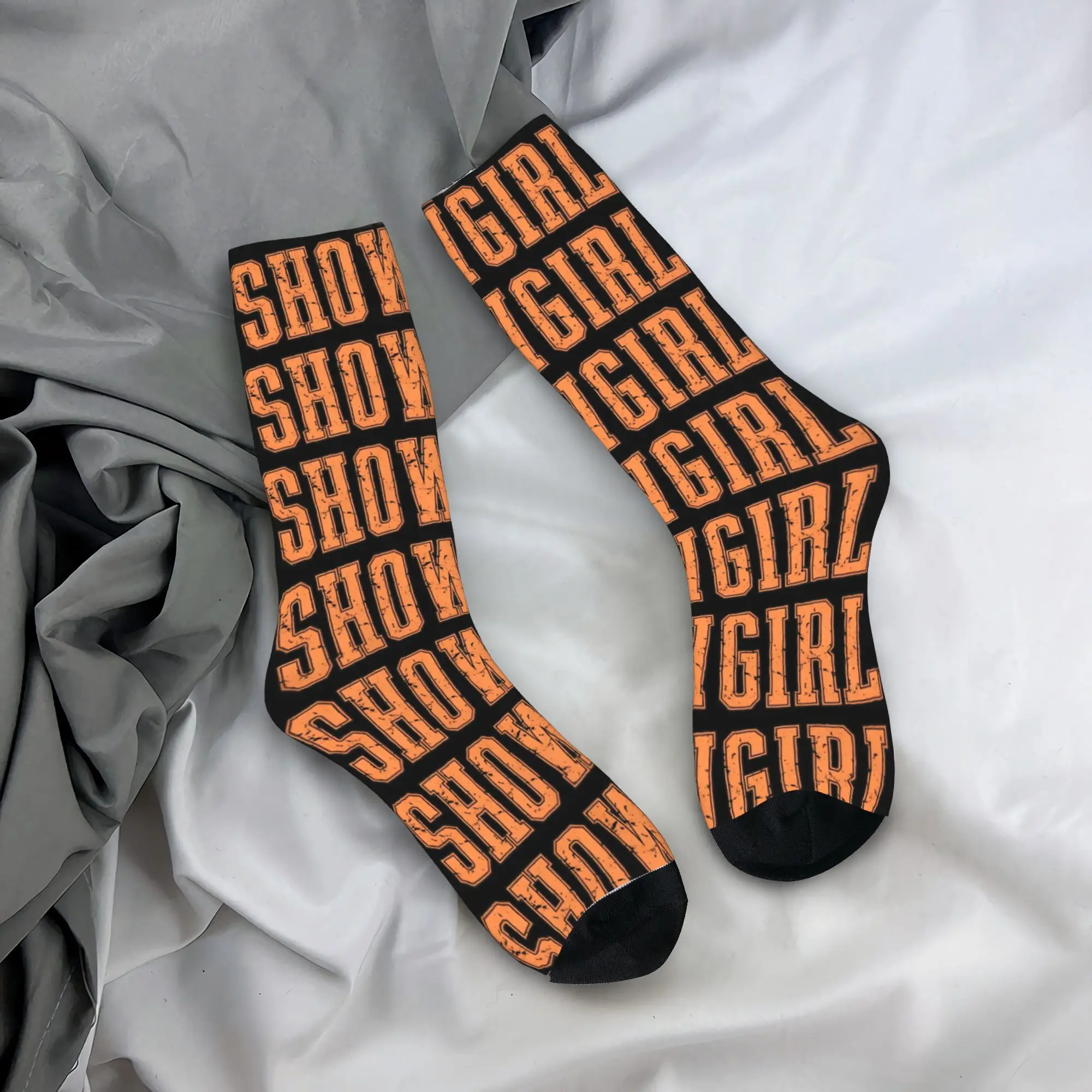 

Showgirl Album Socks Non-Slip Stockings Men's Comfortable Cycling Socks Winter Novelty Pattern Socks