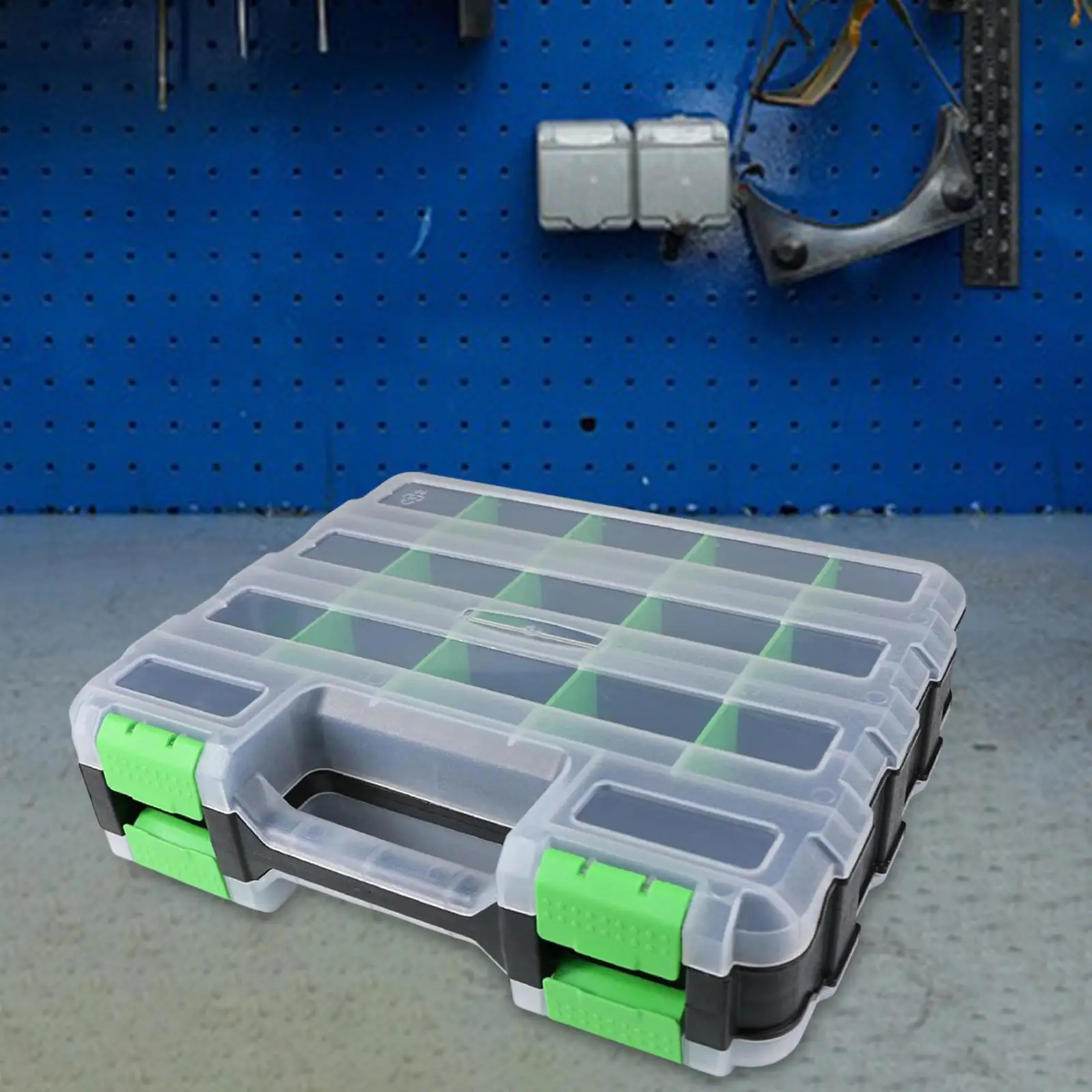 

Multipurpose Tools Organizer Box Hardware Storage Container for Small Parts