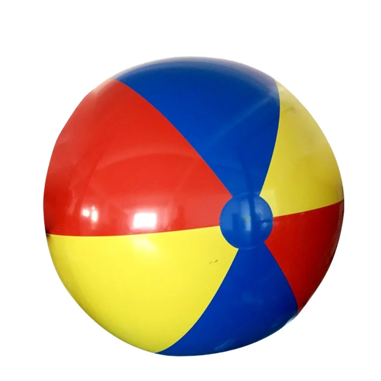 

Huge Inflatable Beach Ball Inflatable Clear PVC Giant Inflatable Beach Ball 2M
