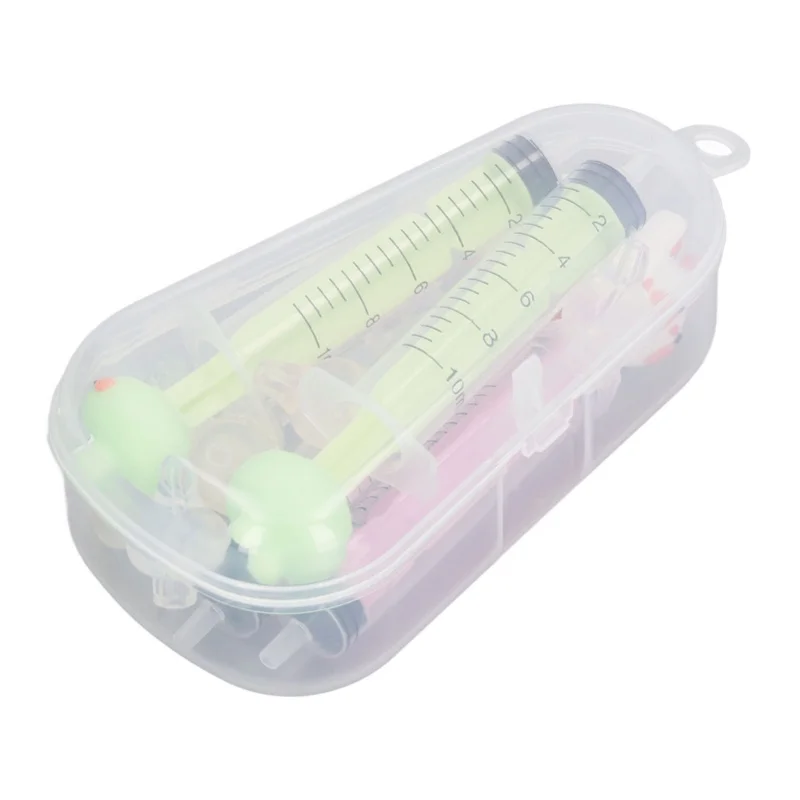 4pcs 10ml Infant Nasal Syringe Irrigator Safety Suction Reusable Clean Silicone Nose Washing Irrigator For Baby