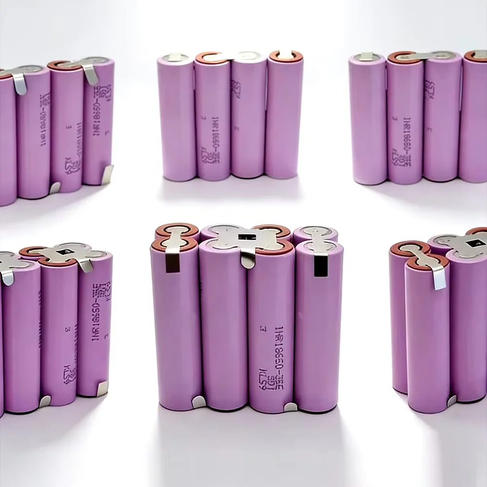 Battery Pack 3S1P 4S1P 5S1P 6S1P 3S2P 4S2P 5S2P 3500/7000mAh Customized Welding Battery Pack 18650-35E Battery,Screwdriver,Drill