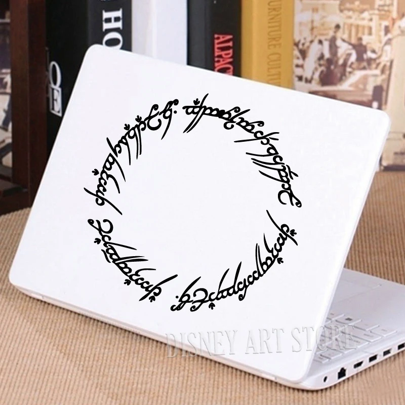 Magic Movie Elf Circle Stickers, Inspired by Fantasy Literature Vinyl Art Decals, Removable Laptop Stickers, Car Decor view 2