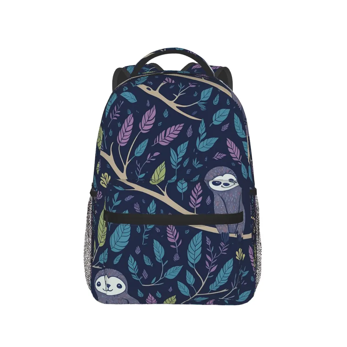 

Cartoon Cute Sloth In The Branch Backpack Hot Sale Daypack Large Capacity Kids BookBag School Bag Shoulder Bags for Men Women