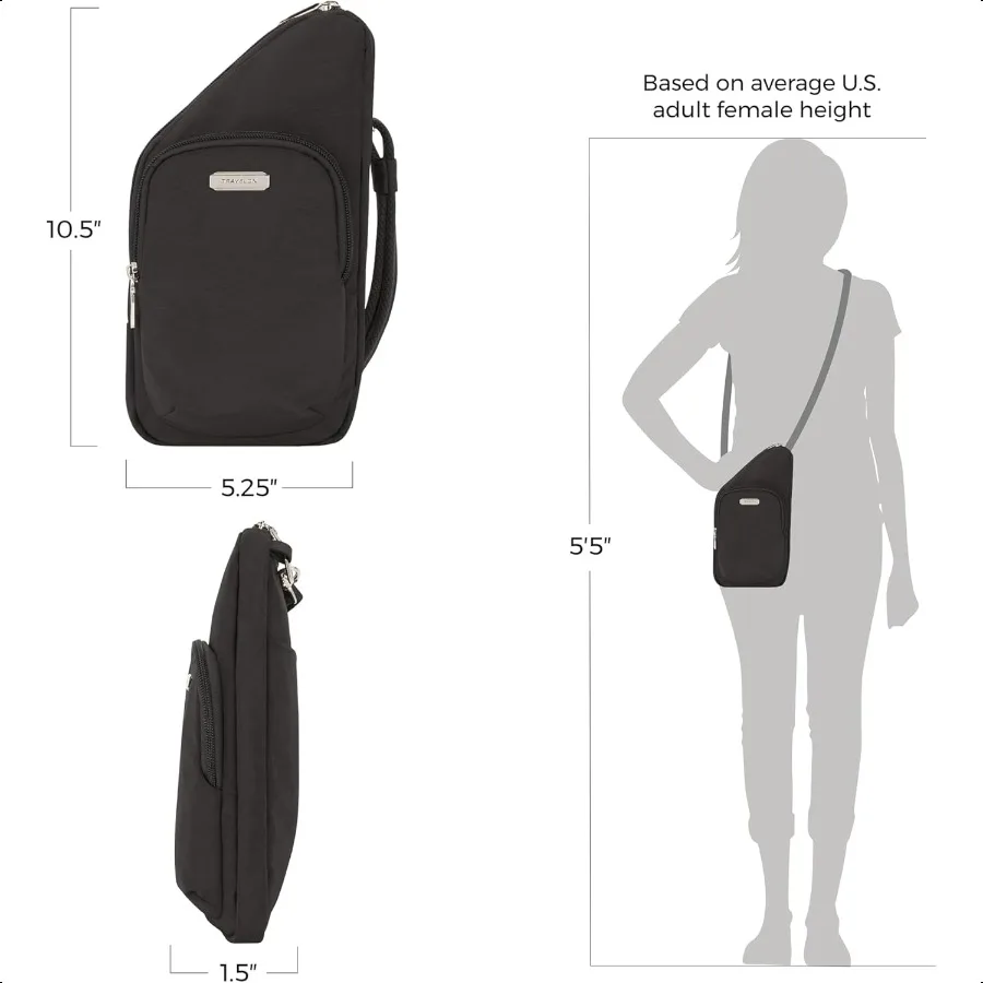 AntiTheft entials Compact Crossbody Bag