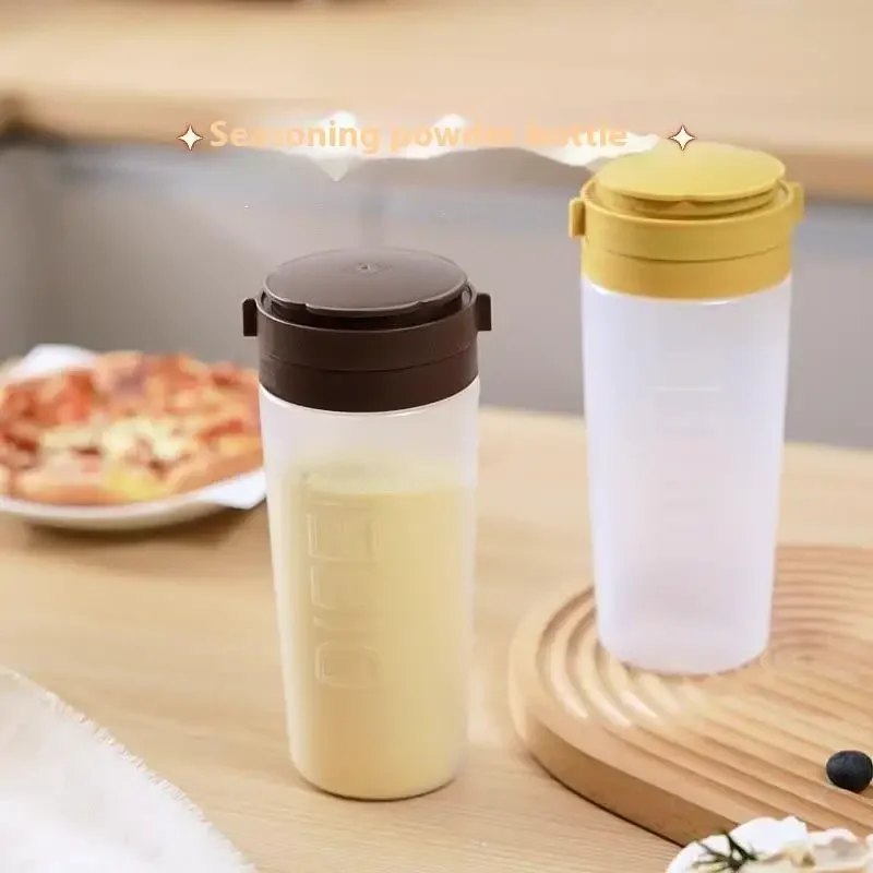Dispensador de especias de cocina con tapa, rociador de queso de calidad alimentaria a prueba de polvo para chile en polvo, sal, queso, comino en polvo