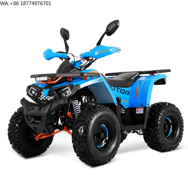 Tao Motor2025 New Automatic Quad Bike Cuatrimoto with Reverse Chain Drive 125cc 4-Stroke 2WD ATV with Front Disc Brakes EPA CE