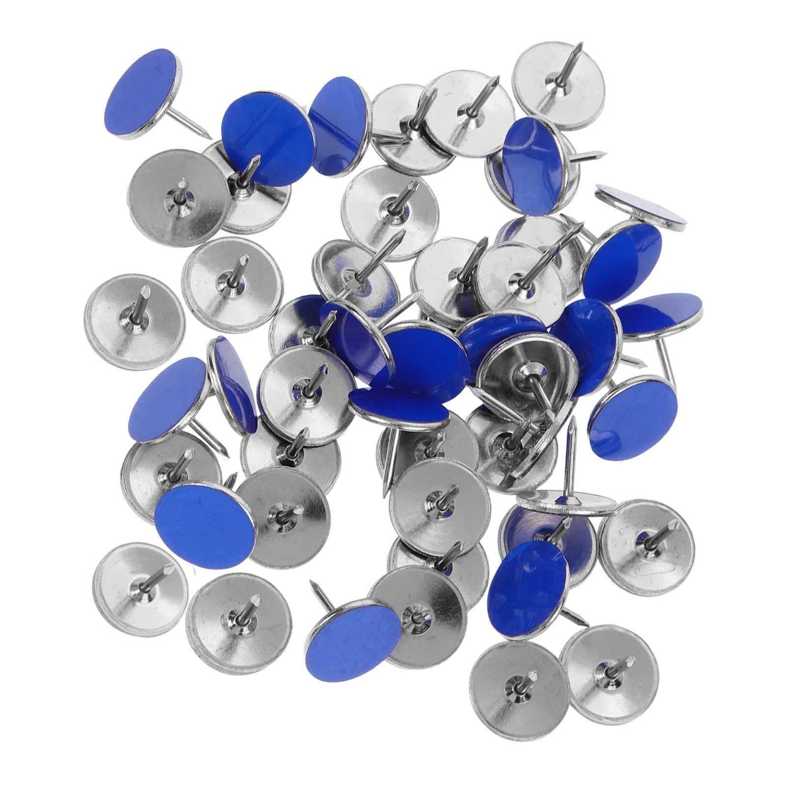 50 Pcs Travel Vest Reflective Pushpin Tacks 100X100X100CM Gear Reflector for Tree Blue Thumbtacks Hanging Man