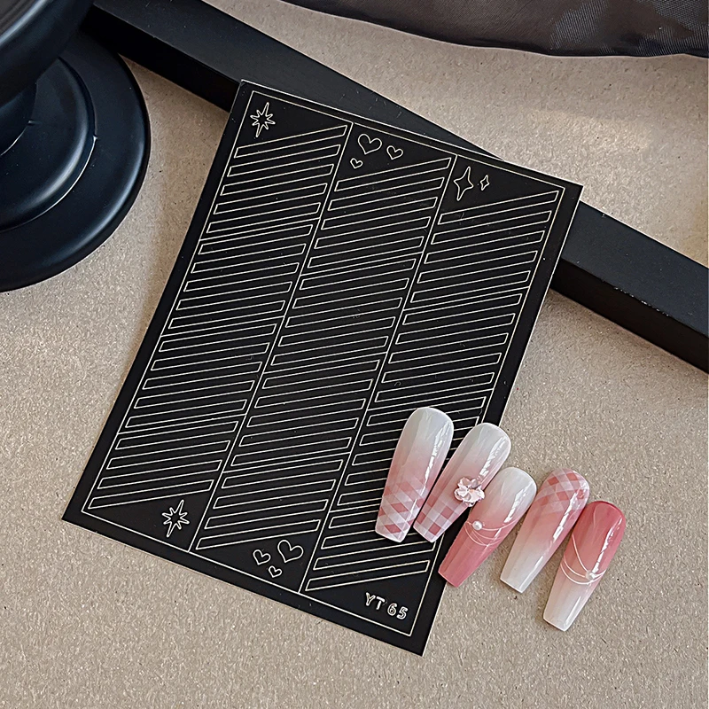 

Airbrush Stencil For Nails Butterfly Ingot Gold Coins Pattern Hollow Nail Sticker Templates For French Manicure Tips Nail Design