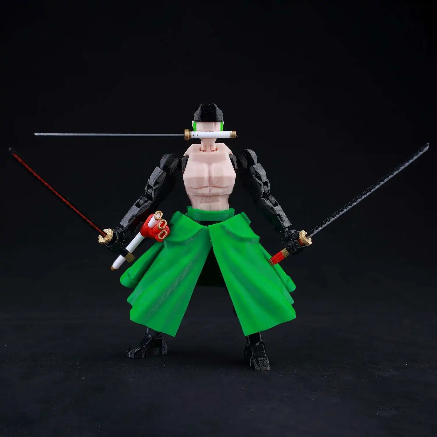 9L 3D Printed One Piece Roronoa Zoro Lucky Dummy 13 Movable
