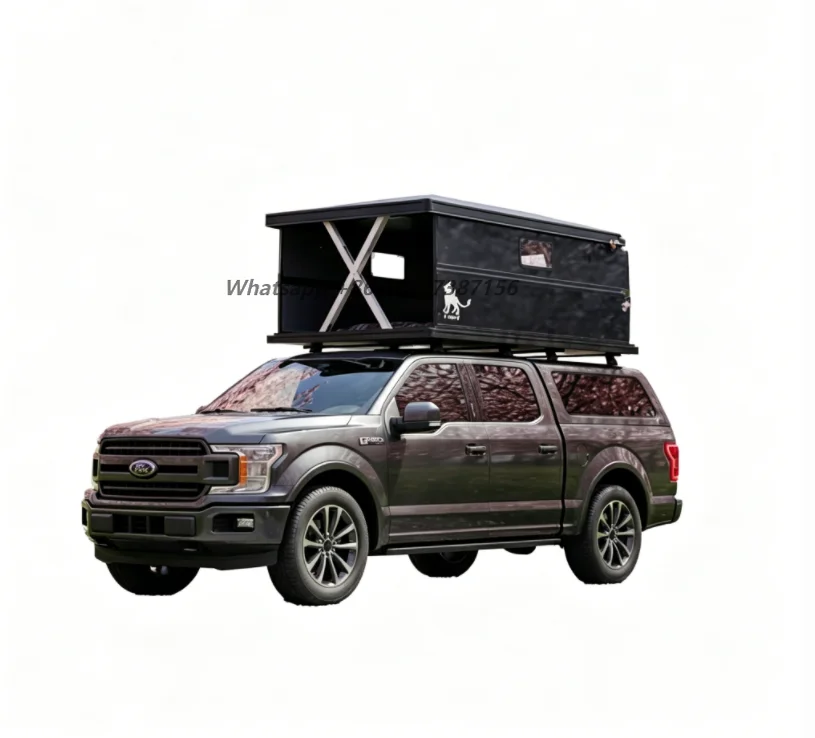 SUV Roof Rack Roof Box Carbon Fiber Material Triple Layer Foldable Waterproof Four-season Quick Automatic Opening Rooftop Cargo