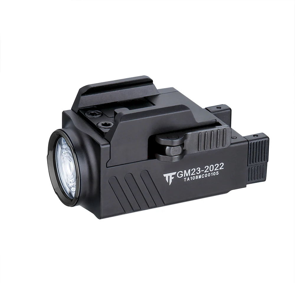 Trustfire-linternas LED tácticas GM23 para arma, miniluces de pistola de 800 lúmenes, recargable por USB, pistola de liberación rápida, riel 1913/GL