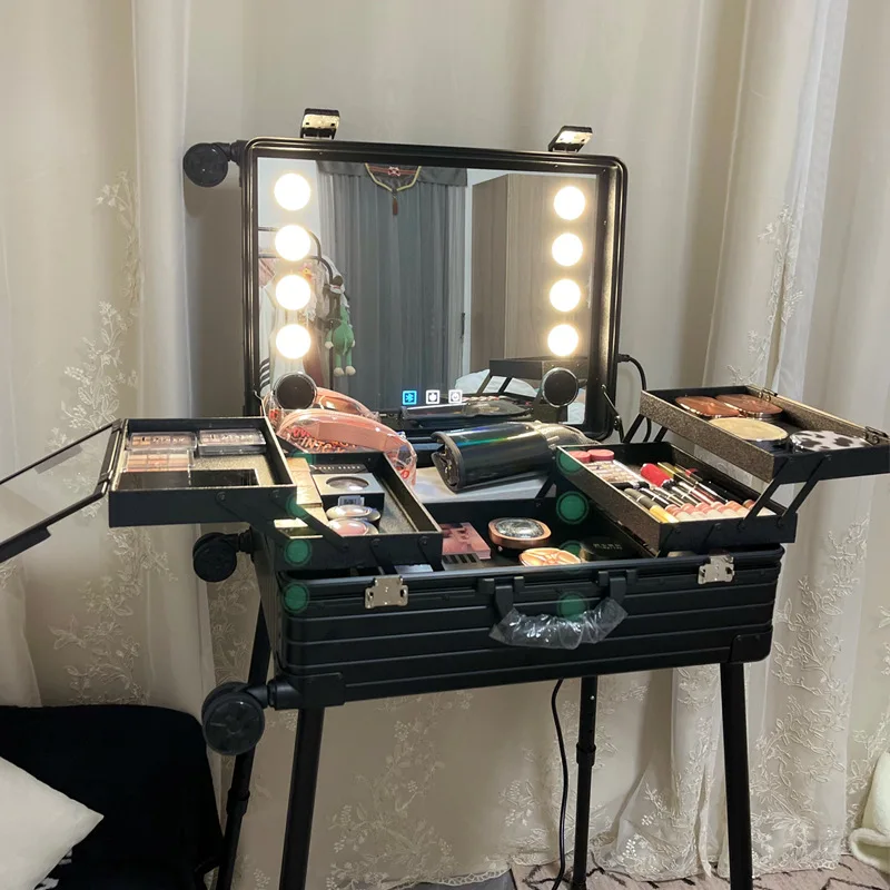 Organizer Suitcase Professional Makeup Artist Makeup Organizer Makeup Case Travel Organizer Косметичка Сумка Женская