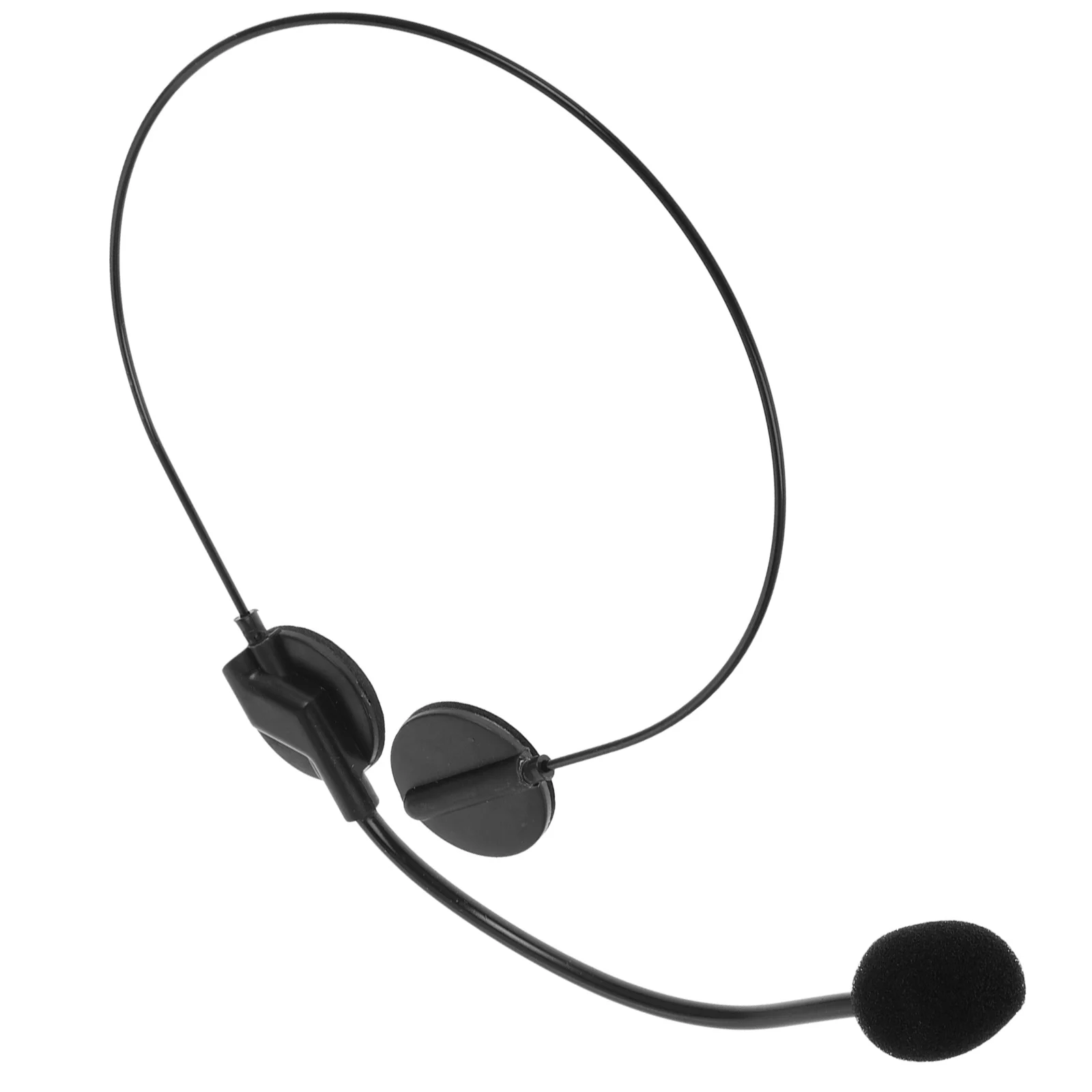 연예인 드레싱 헤드셋 어린이 할로윈 의상 가짜 마이크 블랙 마이크 소품 헤드폰