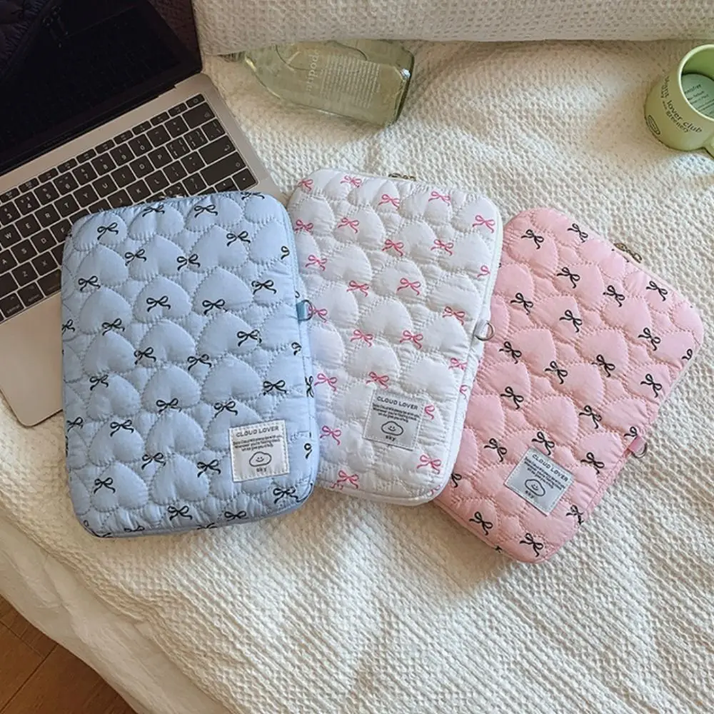 1 предмет, новая сумка для ноутбука с бантом, 11/14/15 дюймов, сумка для компьютера с вышивкой «Любовь», большая вместимость, противоударный чехол для ноутбука