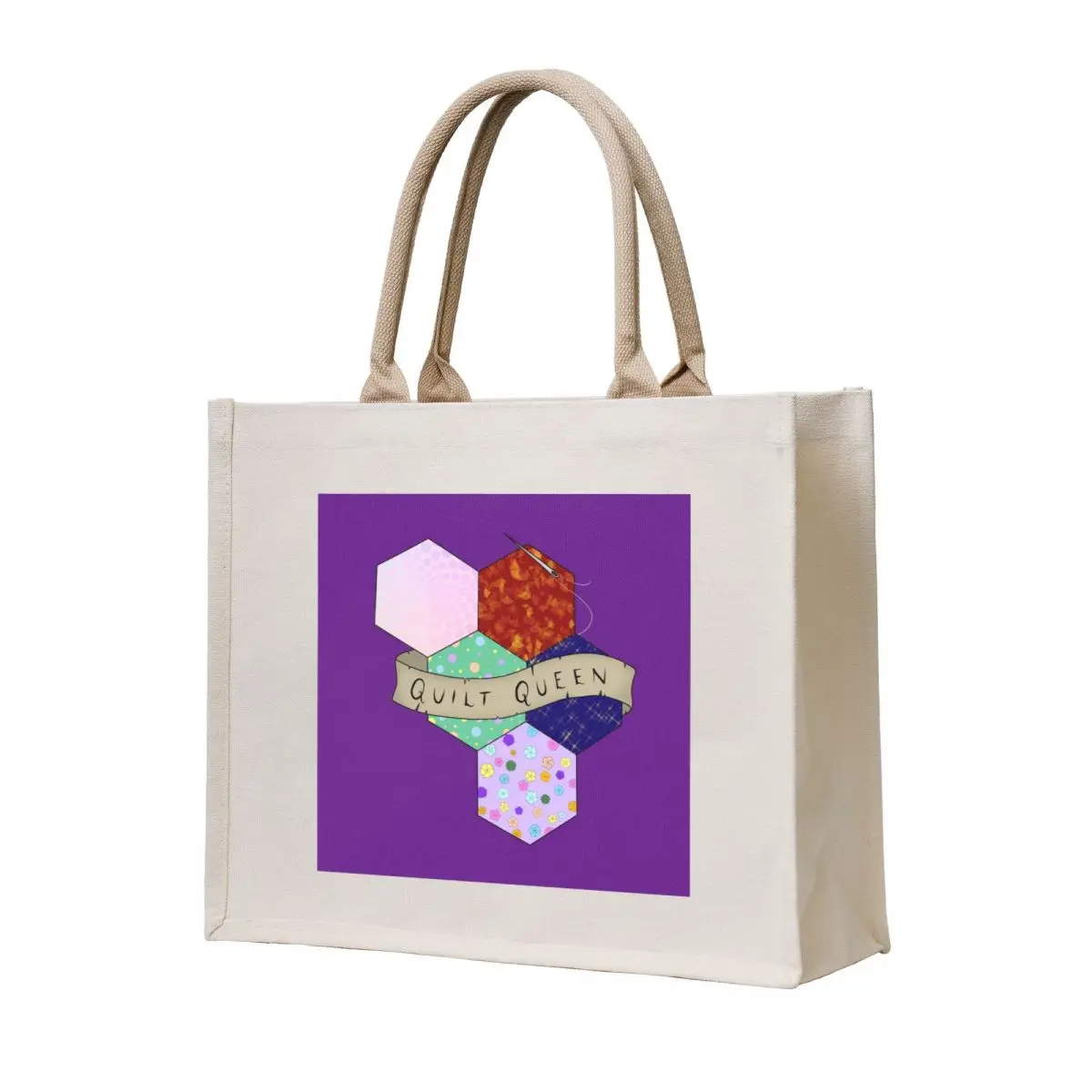 

Quilt Queen Tote Bag tote bag men tote bags aesthetic Handbags women