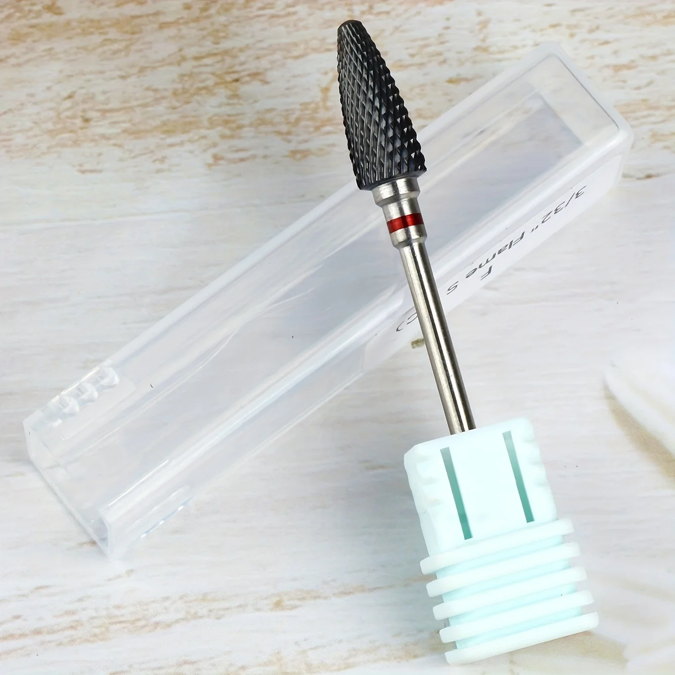 1or5pcs Black Ceramic Nail Drill Bits 3/32'' Safe & Professional Nail Cleaning Polishing Head For Callus & Dead Skin Removal image 6