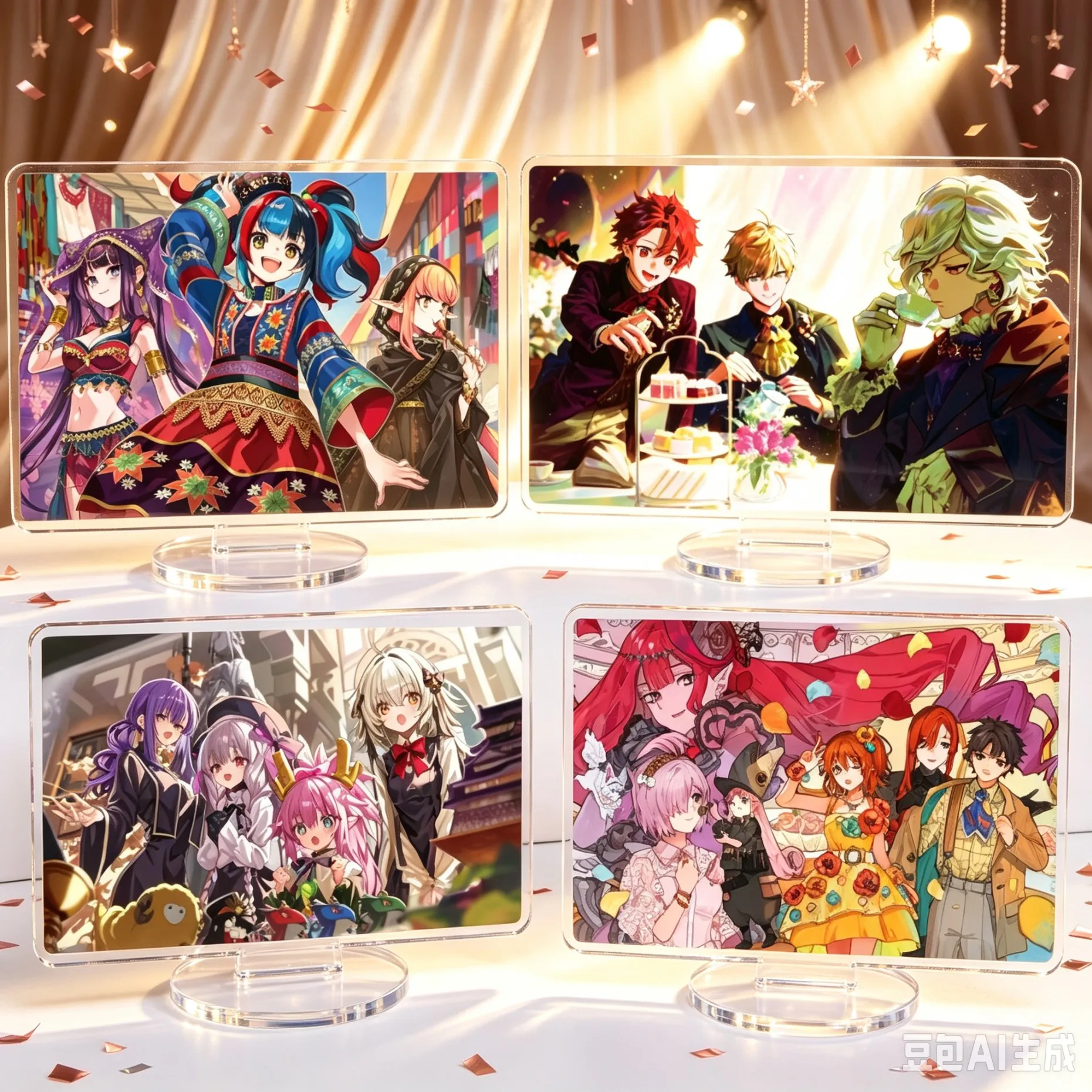 15cm Anime FateGrand Order Acrylic Stand Modlel Desktop Decoration Game Collectible Ornament Gift For Fans New Style Keychain