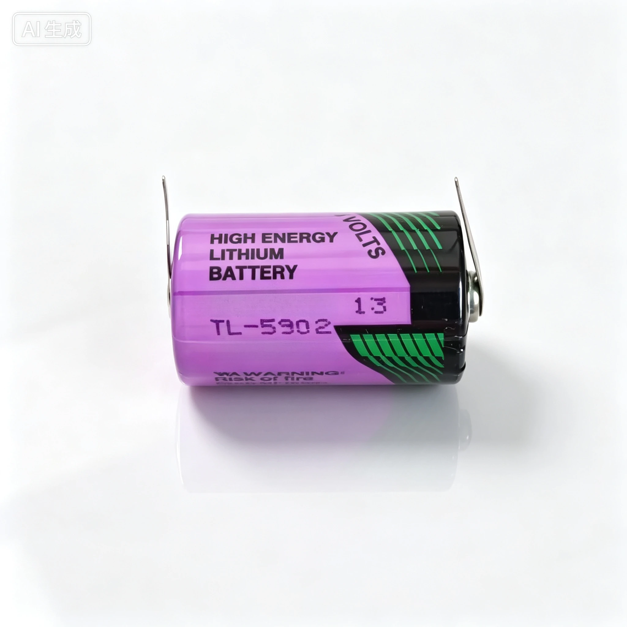 for Tadiran TL-5902 1/2AA 3.6V Industrial Lithium Battery With Nickel Tabs