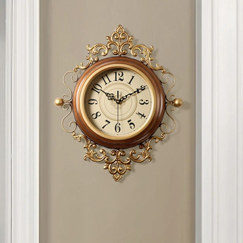 Large 3d Decorative Watch Wall Home Design Unusual Luxury Golden Hall Vintage Ofertas Envio Decoration TY30YH