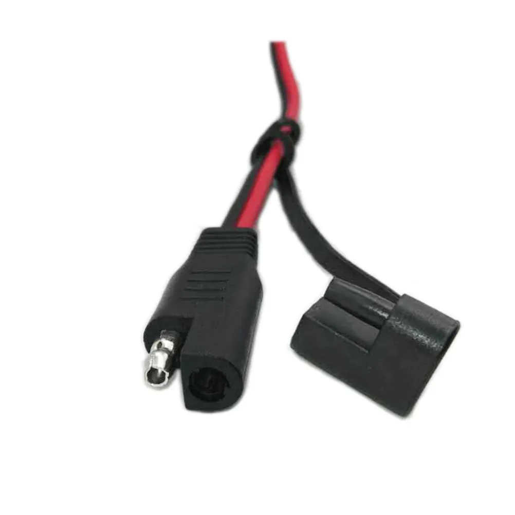 

Solar Panel Power Cable Sae to Eyelet Charging Cable Hard Mount Lie Flat Design for Motorcycle Vehicle Solar Charger Battery