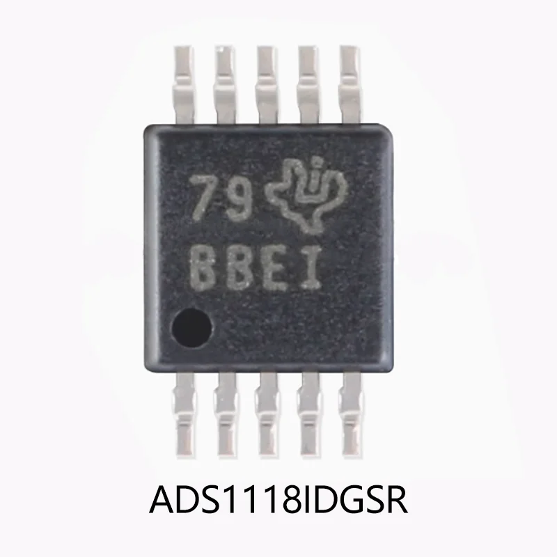 15/PCS LOT Original genuine patch ADS1118IDGSR VSVSOP-10 16-bit analog-to-digital converter (ADC) chip