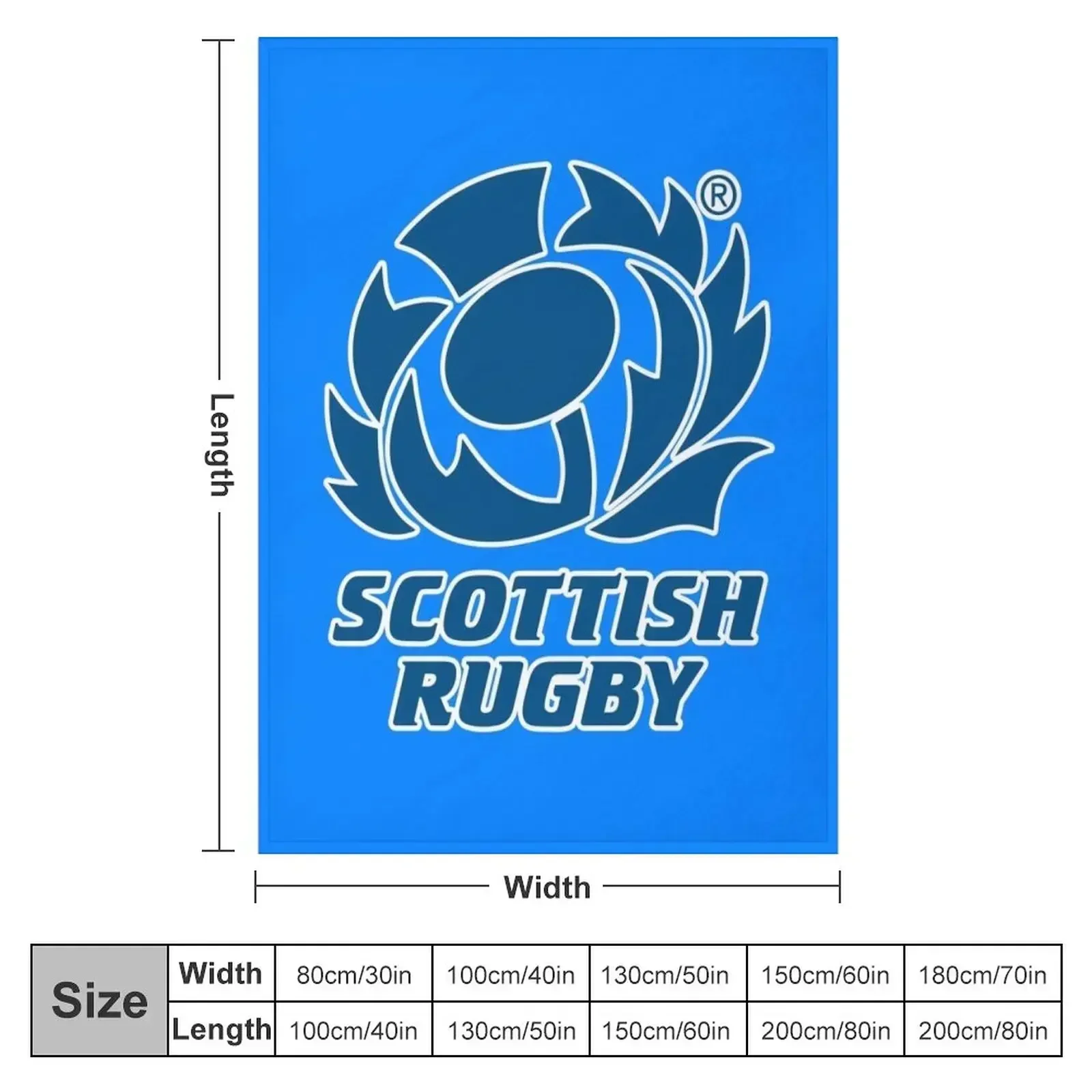 Scotland rugby Throw Blanket blankets ands Fashion Sofas Sofas Blankets