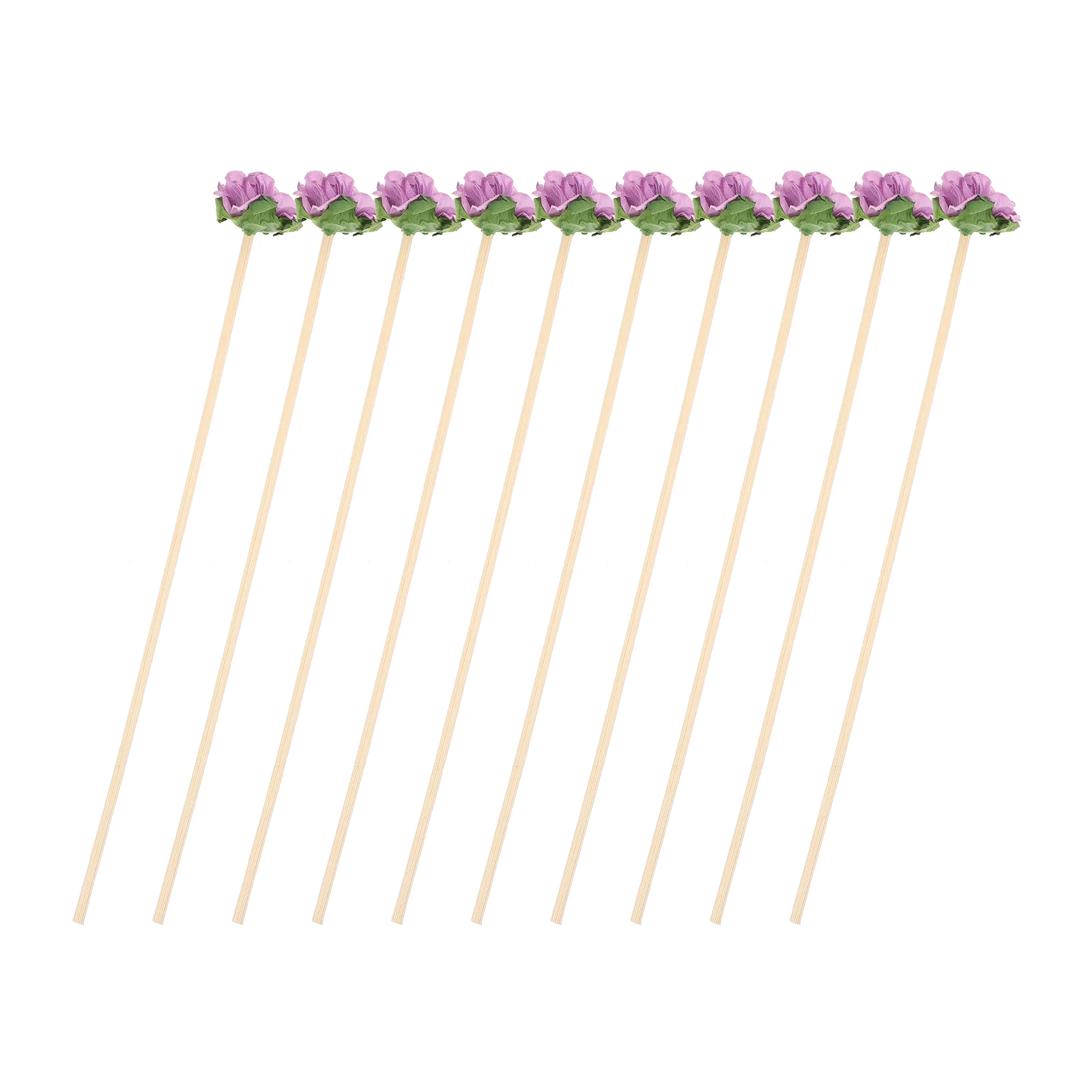 

10pcs Dried Flower Rattan Sticks Essential Oil Diffuser Aromatherapy Vine Tool Purple Decor Living Room Bedroom Office