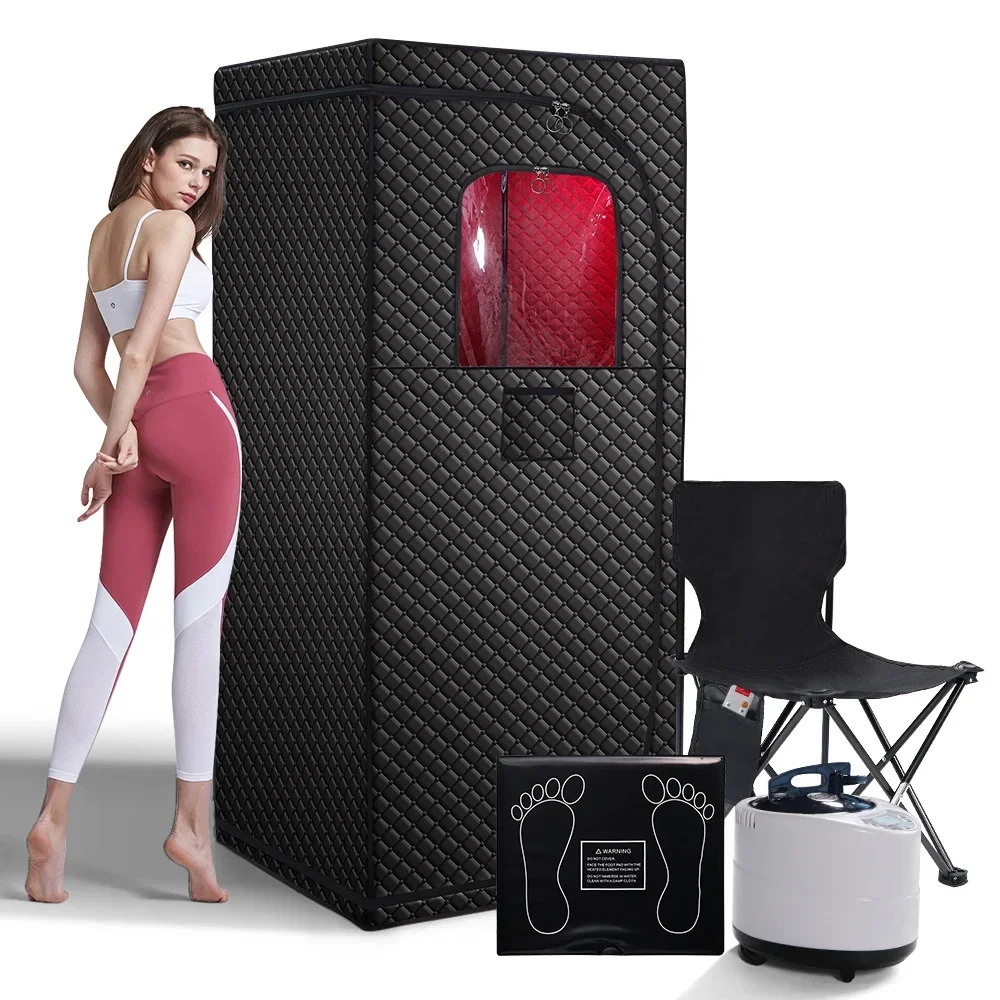 

Home Use Dry Sauna Tent Portable Far Infrared Red Light Therapy Heating Sauna Tent For Detox Sweating