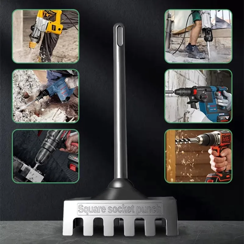 

Creative Square Hole Cutter for Electrical Box 86-type Square Socket Puncher for Water & Electricity Installation Hand Tools 1PC