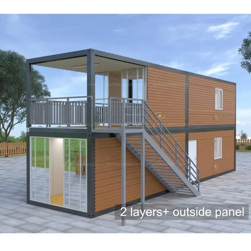 Containers House 3 in Rooms Tiny Container Livable House with Bathroom Flat Pack Container House