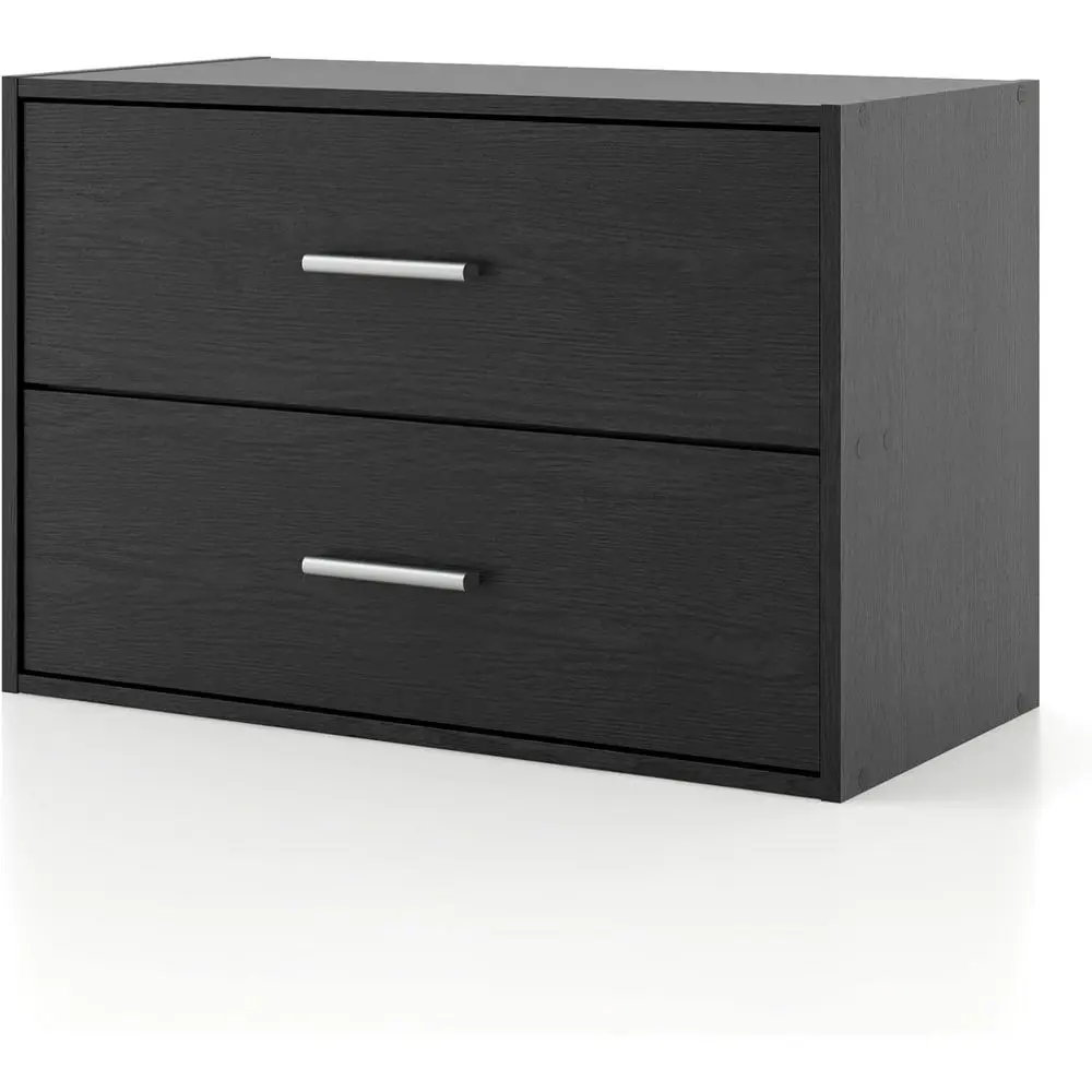 

Homes: Inside + Out Apexa 2-Der Wooden Stackable Storage Ders, Small ood Pantry Cabinet, Cajonera De Madera, Underbed Der Dorm T
