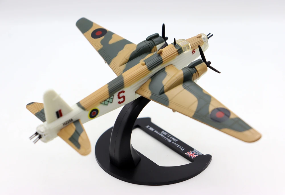 

New 1/144 scale Vickers Wellington MK X 1943 UK Fighter Diecast+Plastic Alloy simulation model aircraft for collection gift