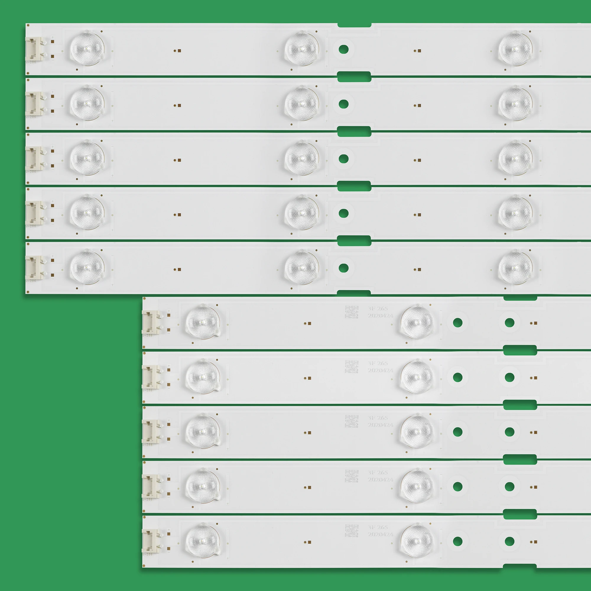 10 PCS LED Backlight Strip For ZLE60600-AB 43GFB6627 43VLE6524 43VLE6629 2015ARC430_3228_R04 L05_REV1.0 LM41-00174A LM41-00173A