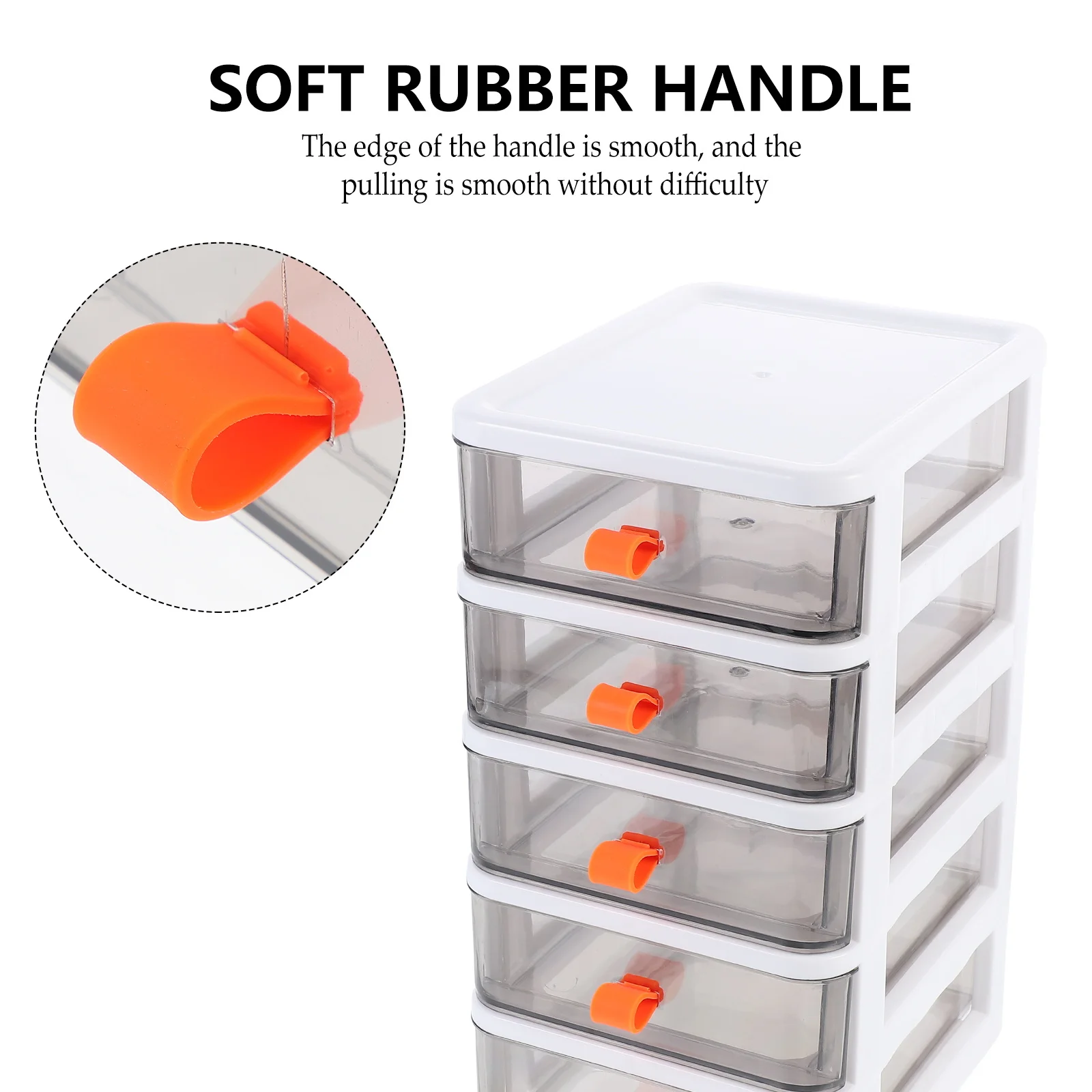 

1 pc Drawer Type Sundries Holder Multi- Desktop Organizer Pp Stationary Storage Box Small Desk Organizer Transparent