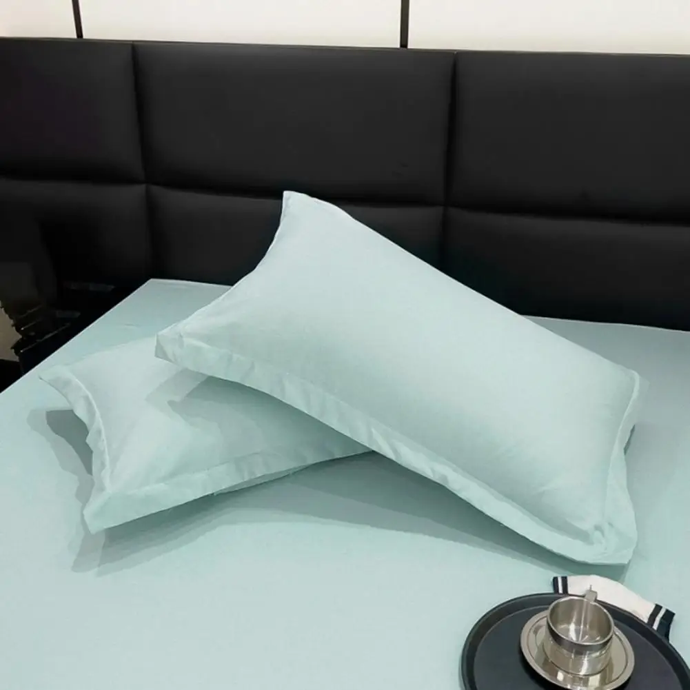 Baby-like Pillow Cover Solid Color Envelope Style Pillow Covers for Home Office Decor Set of 2 Cushion Covers Body for Bedrooms