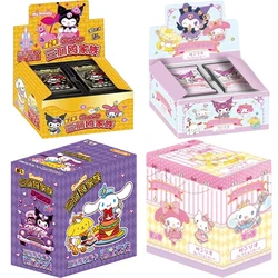 Sanrio取引カードコレクション、ピンクのかわいいカード、auroraシリーズ、ファミリークリスマスパーティー、hellokitty