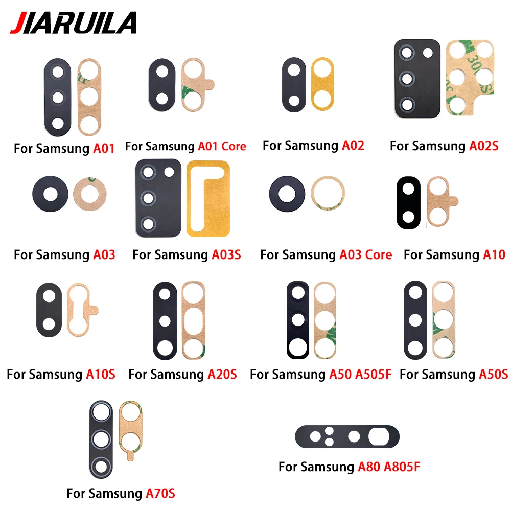 NEW Rear Camera Glass Lens Cover With Adhesive For Samsung A03S A02S A01 A02 A03 A10 A20 A30 A40 A50 A70 A70S A80 A03 Core