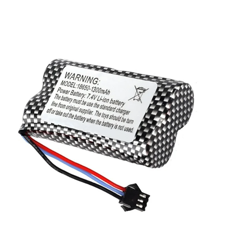 7.4v 1300mAh rechargeable battery for Watch Gesture Sensing Twisted RC stunt car 18650 7.4v Li-ion battery FOR RC Cars