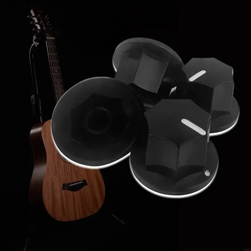 3Pcs Jazzes Bass Knobs Concentric Knobs Bass Effect Button Control Turning Knobs 