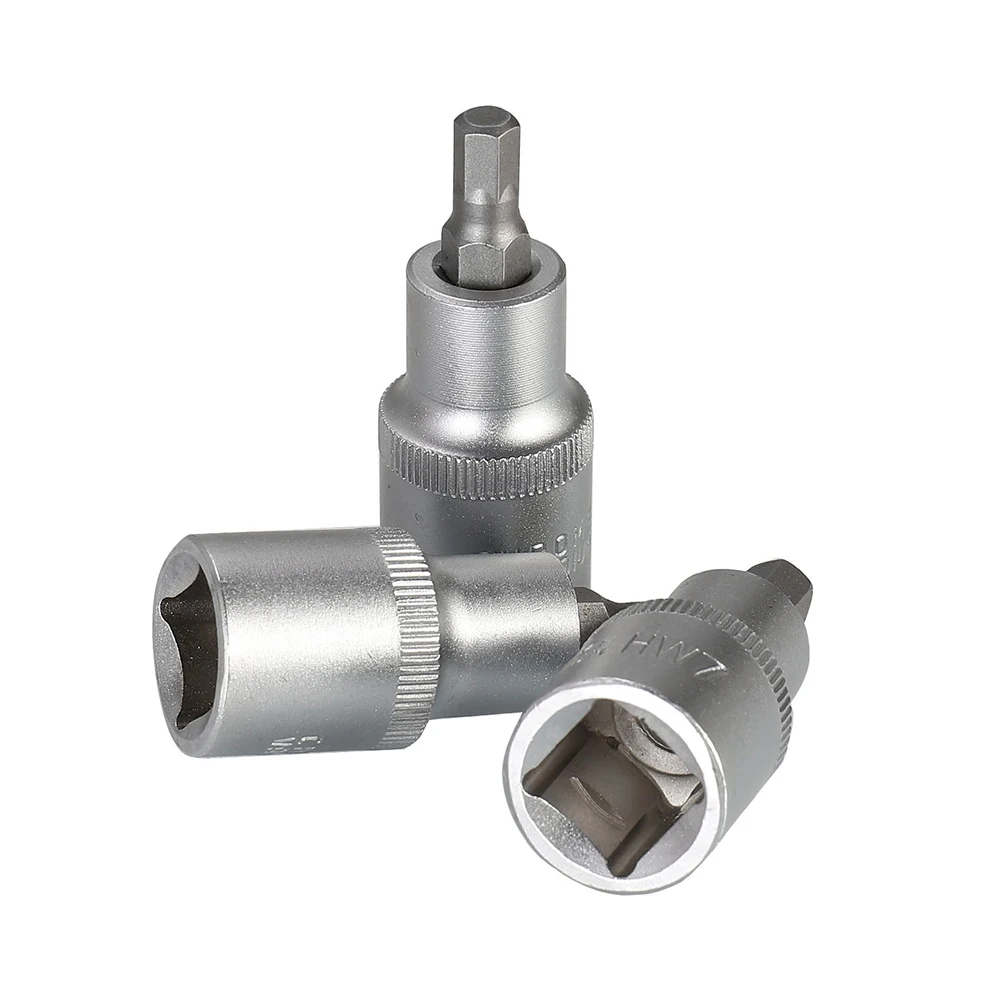 12-teiliger Vierkant-Steckschlüssel-Satz 1/2'' Schlagschrauber-Sechskant-Bit-Set H5 H6 H7 H8 H10 H12 H14 H16 H17 H18 H19 H22 Reparaturwerkzeug-Set – Detail 5