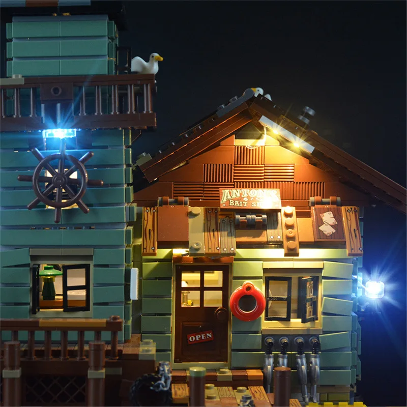 Lighting Set For 21310 Buildings Old Fishing Store Ideas Architecture Not Include Building Block (Only Led Light Kit)