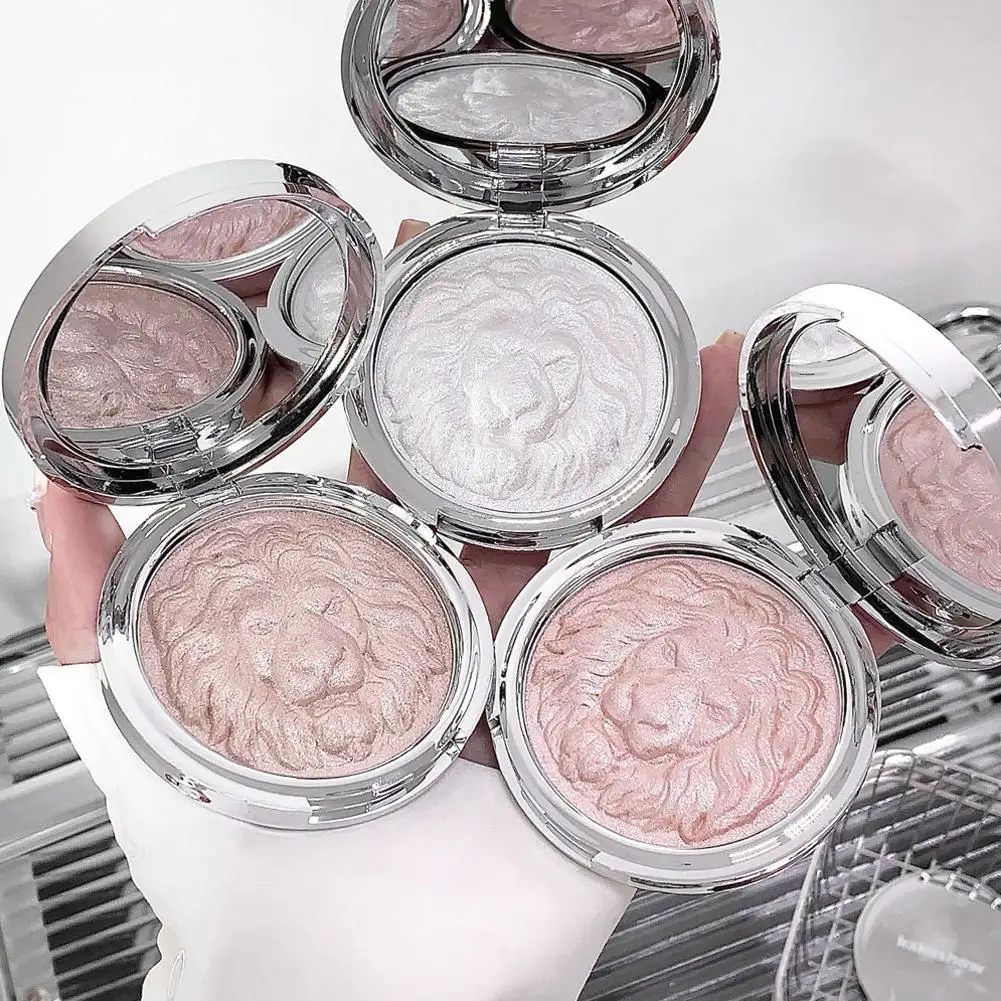 Polvere lucida lucida Glitter Evidenzia tavolozza contorno Shimmer Diamond Glow Evidenziatore Trucco contorno lucente naturale