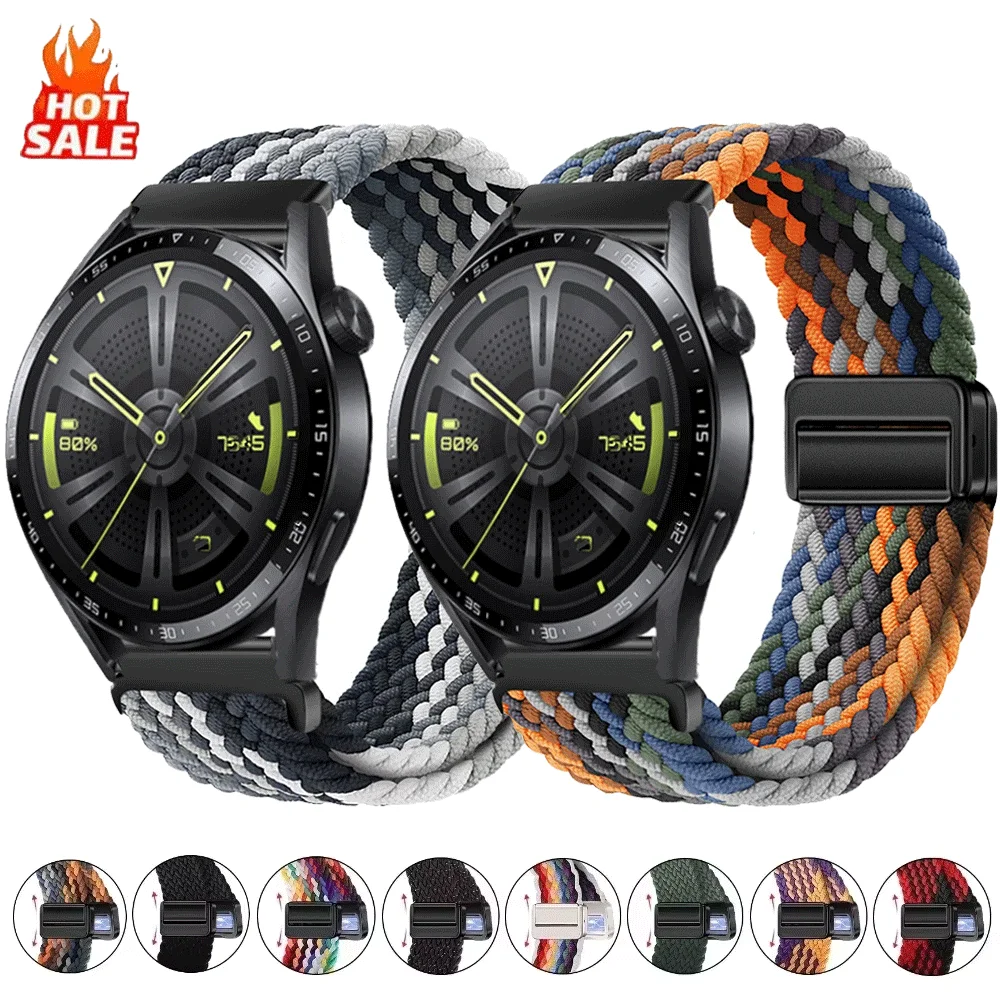 20 mm 22 mm Silikon-Magnetband für Huawei Watch GT6/5 GT6/5Pro GT3 46 mm Sportarmband für Samsung Galaxy Watch 7 6 5 4 Armband