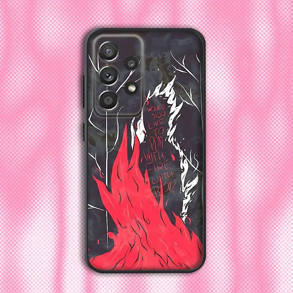 Twin Peaks Fire Walk with Me Capa de telefone para Samsung Galaxy A13, A21s, A22, A31, A32, A52, A53, A71, A80, Soft Black Shell