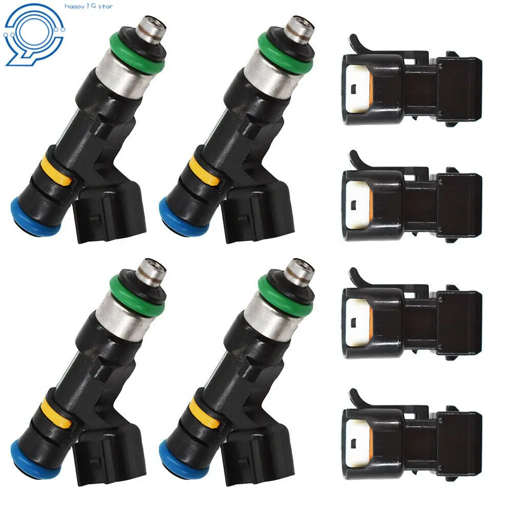 

4Pcs Fuel Injectors EV14 60lb 630cc For 1999-2005 Volkswagen Jetta 0280158117